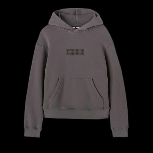 Palm Angels Garment Dye Box Logo Hoodie Black/White