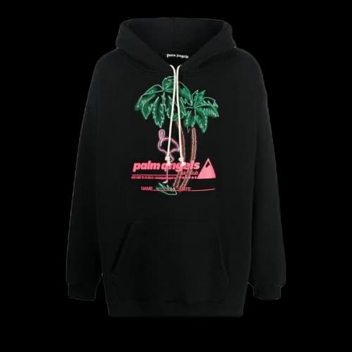 Palm Angels Ski Club Hoodie Black
