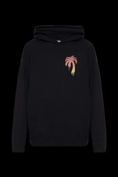 Palm Angels I Love PA Hoodie Black