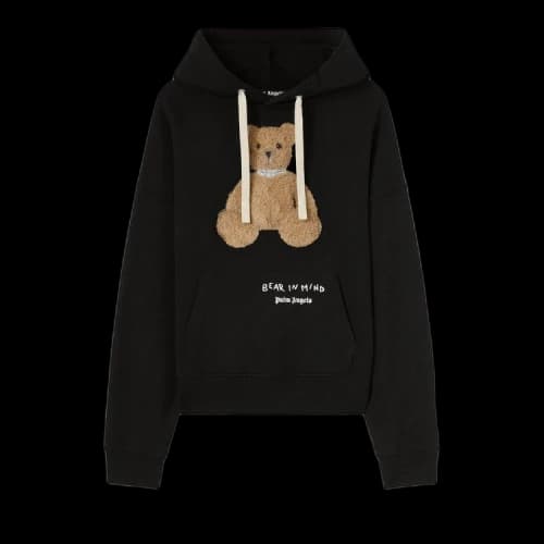 Palm Angels Bear In Mind Hoodie 'Black/Brown'