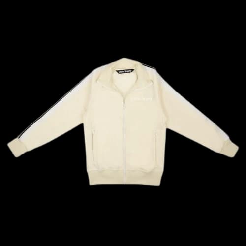 Palm Angels Track Jacket Off White/White/Black