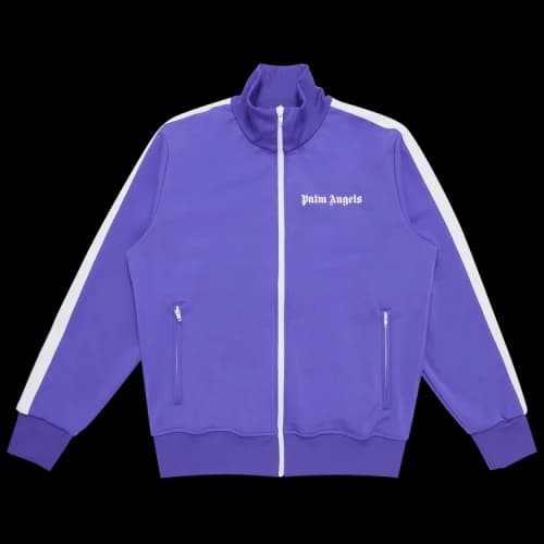 Palm Angels Purple Track Jacket Purple/White