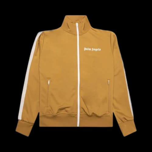 Palm Angels Classic Track Jacket Camel/White