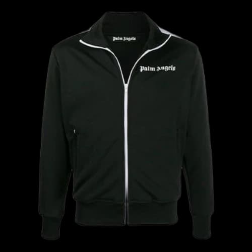 PALM ANGELS Side Stripe Sports Jacket Black