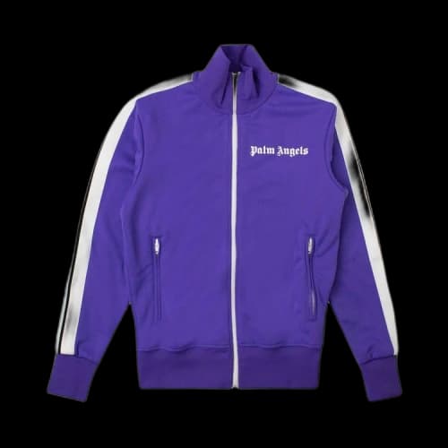 Palm Angels Logo Print Track Jacket 'Purple'