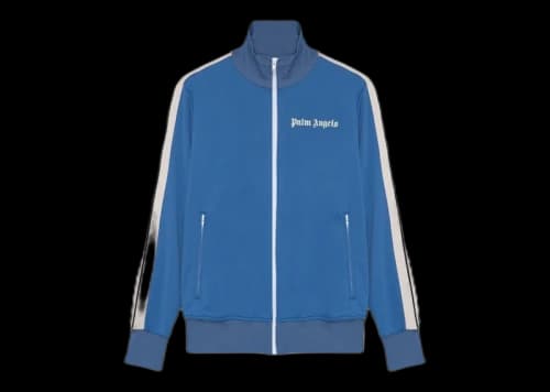 Palm Angels Track Jacket Blue/White