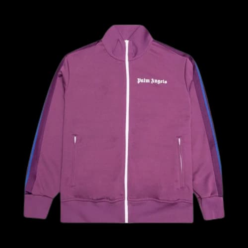 Palm Angels College Track Jacket Grape/White