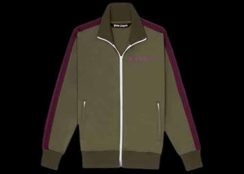 Palm Angels College Track Jacket Military/Purple