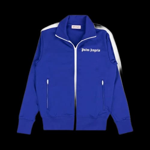 Palm Angels Classic Track Jacket 'Blue/White'
