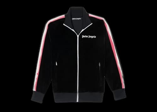 Palm Angels Handmade Tie Dye Track Jacket Black/Multi