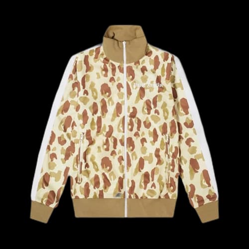 Palm Angels Desert Camo Classic Track Jacket Beige/White