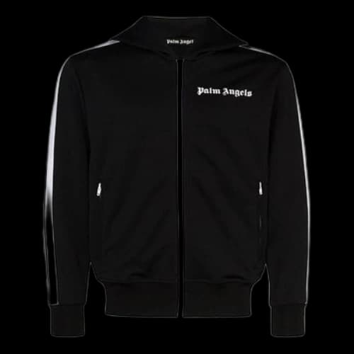 PALM ANGELS Logo Sports Jacket Black