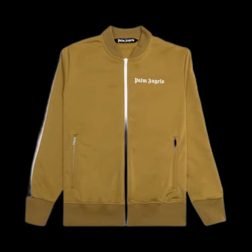 Palm Angels Bomber Track Jacket 'Camel/Off White'