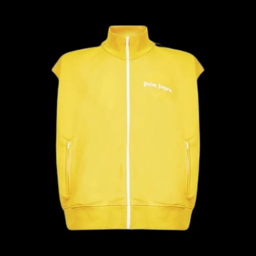 Palm Angels Classic Track Vest Jacket 'Ocher/Yellow'