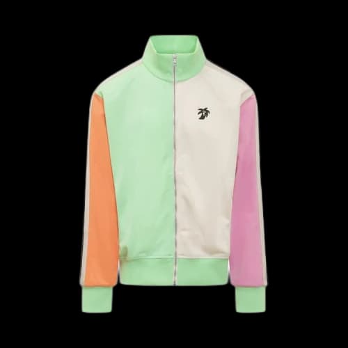 Palm Angels Hunter Colorblock Track Jacket 'Light Green'