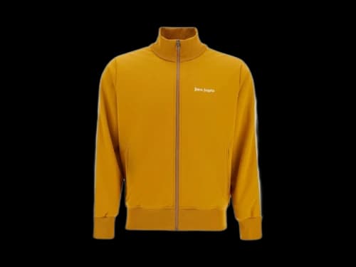 Palm Angels Classic Logo Track Jacket Mustard Yellow