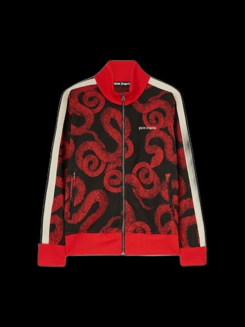 Palm Angels Lunar New Year Snake Track Jacket Red/Black