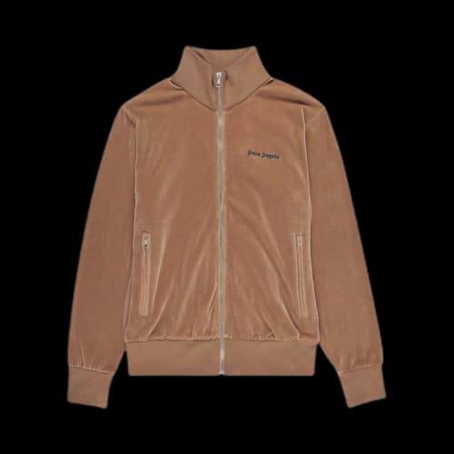 Palm Angels Logo-Print Track Jacket Sand Beige
