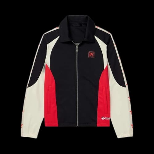 Palm Angels Track Top 'Black/Off White'