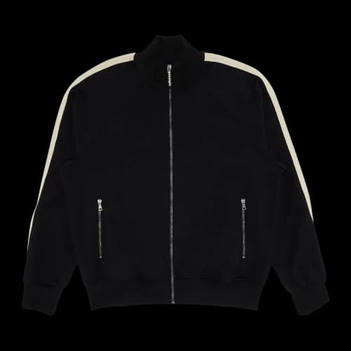 Palm Angels Performance Zip-Up Track Jacket 'Black/Orange'