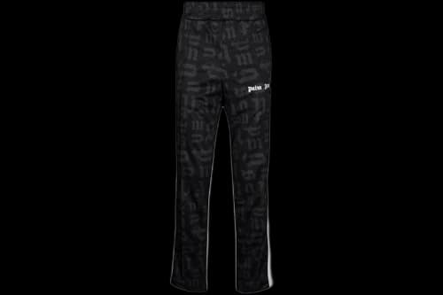 Palm Angels Monogram Track Pants Black/White