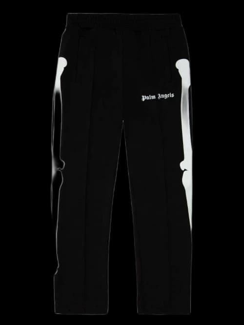 Palm Angels Skeleton Track Pants Black/White