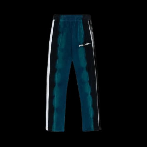 Palm Angels Tie Dye Chenille Track Pants 'Light Blue'