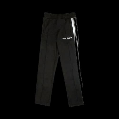 Palm Angels White Logo Classic Track Pants 'Black/White'