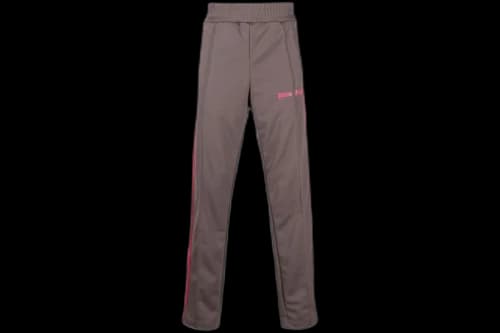 Palm Angels Side Stripe Track Pants Grey/Pink