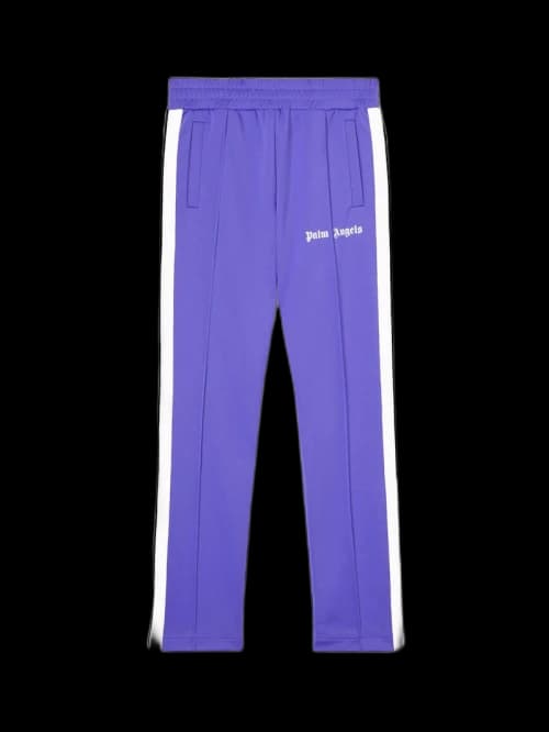 Palm Angels College Track Pants Purple/White