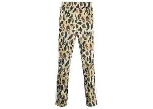 Palm Angels Camouflage Print Track Pants Yellow