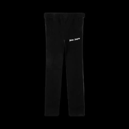 Palm Angels Side Stripe Straight Leg Track Pants Black/White