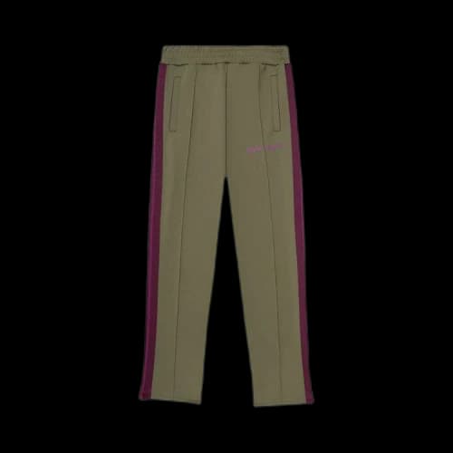 Palm Angels College Slim Track Trousers 'Military Purple'