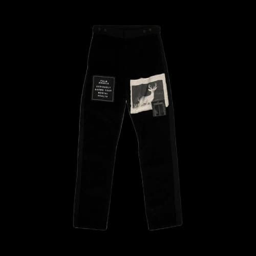 Palm Angels Corduroy Patch Pants 'Black'