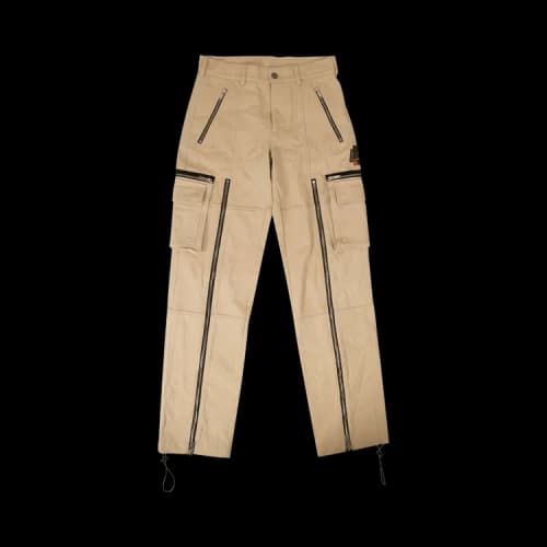 Palm Angels Zipped Cargo Pants 'Beige'