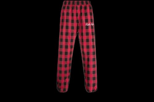 Palm Angels Check Print Track Pants Red/Black
