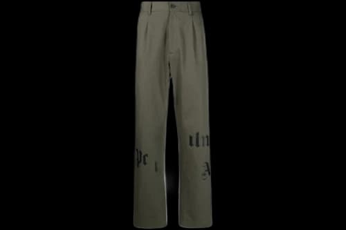 Palm Angels Broken Logo Pants Hunter Green