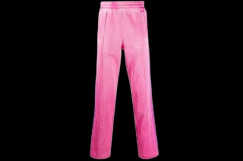 Palm Angels Straight Leg Side Stripe Track Pants Pink
