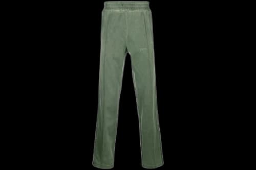 Palm Angels Straight Leg Side Stripe Track Pants Forest Green