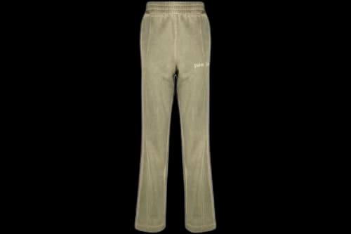 Palm Angels Straight Leg Side Stripe Track Pants Pale Kahki