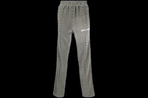Palm Angels Geometric Straight Leg Side Stripe Pants Black/Beige
