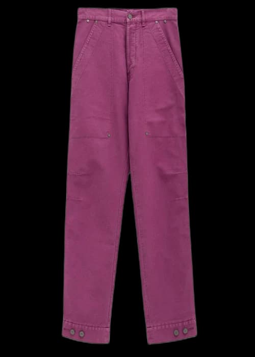 Palm Angels GD Cargo Pants Burgundy