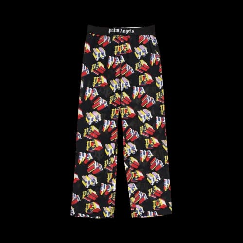 Palm Angels 3D PA Pajama Pants 'Black/Red'
