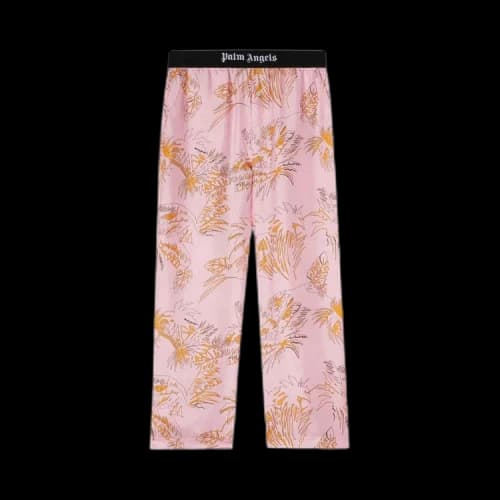 Palm Angels Abstract Palms Pajama Pants 'Pink/Gold'