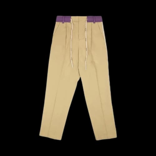 Palm Angels Track Belt Pants 'Beige'