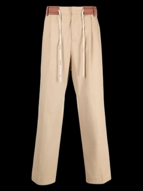 Palm Angels Track Belt Pants Beige/Tan