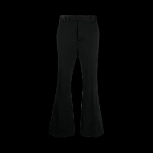 Palm Angels Jacquard Tonal Leopard Suit Pants 'Black'