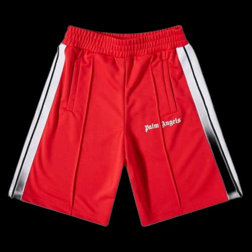 Palm Angels Classic Track Shorts Red/White
