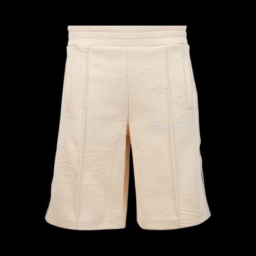 Palm Angels Embossed Bandana Track Short 'Beige'