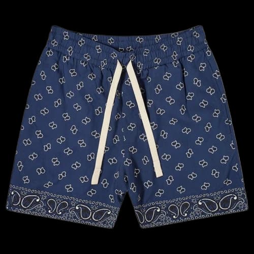 Palm Angels Paisley Shorts 'Navy Blue'